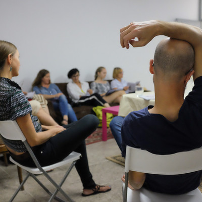 Presentation of Duration publication and artist talk <em>Photo: Saša Huzjak</em>