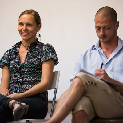 Presentation of Duration publication and artist talk <em>Photo: Saša Huzjak</em>